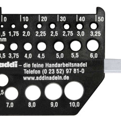 Addi Needle gauge with knife 