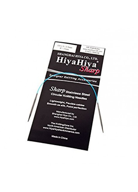 HiyaHiya Sharp Stainless Steel  Circular Needles NEW