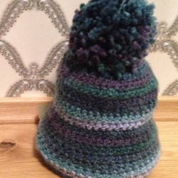 Crochet pompom hat no. 53-55