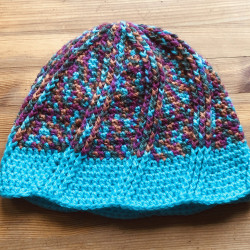 Crochet hat  Merino no. 54-56