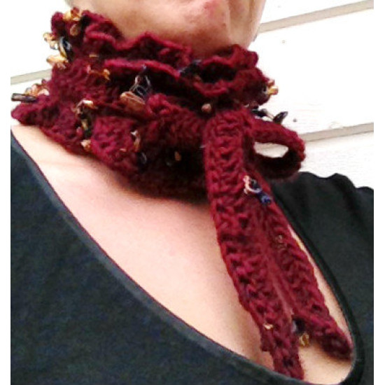 Crochet neckwarmer Marie