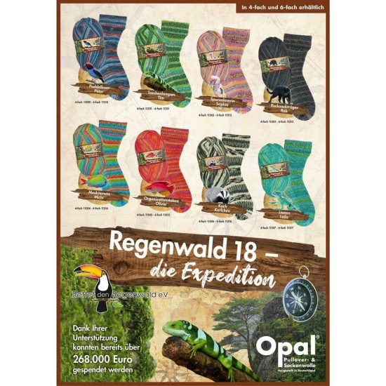 Regenwald (6 värvi)  UUS