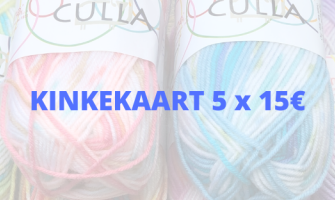 KINKEKAART 5X15€