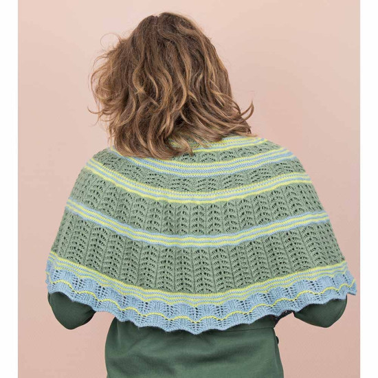 Fibonacci Shawlette Knit Komplekt UUS