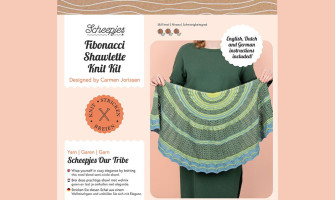 Fibonacci Shawlette Knit 