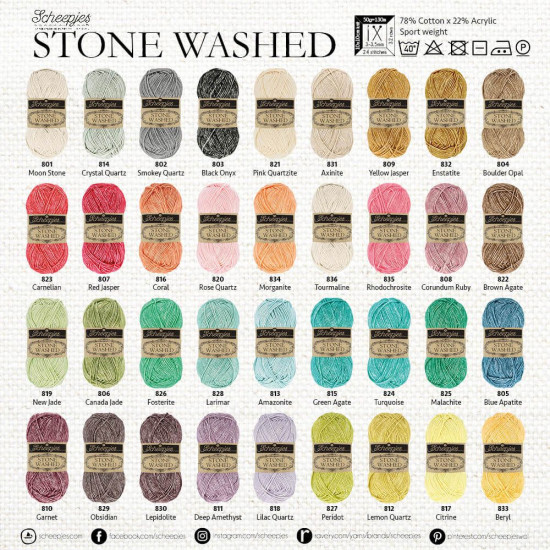 Stone Washed (36 värvi)